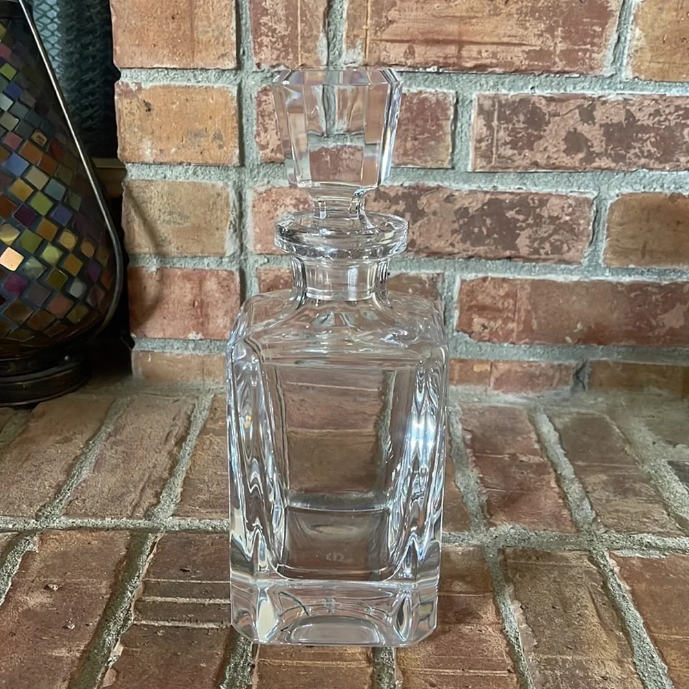 Vtg MCM Cristal de Sevres France Crystal Keos Cordial Decanter w/ Stopper